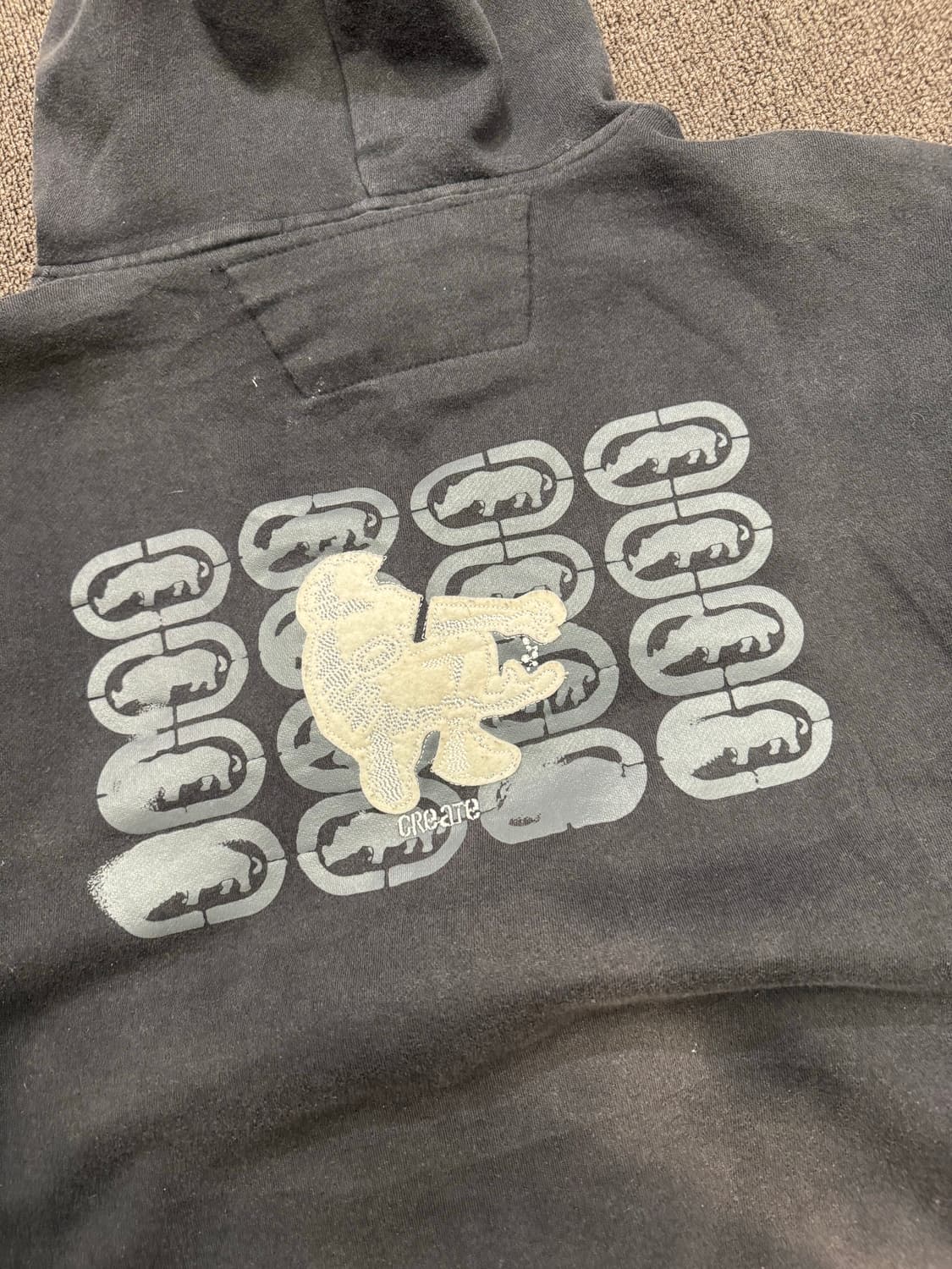 XL)ECKO 빈티지 자수 후드집업 상품이미지8