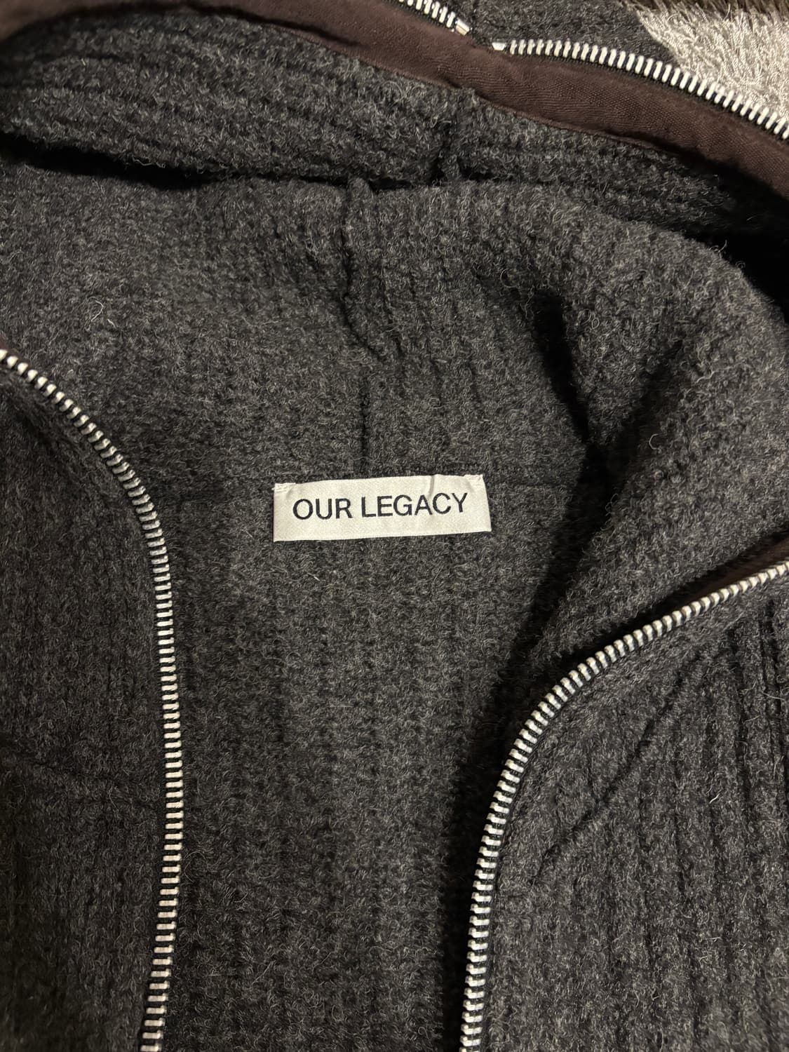 아워레가시 풀집 후드 니트 그레이 48 상품이미지3