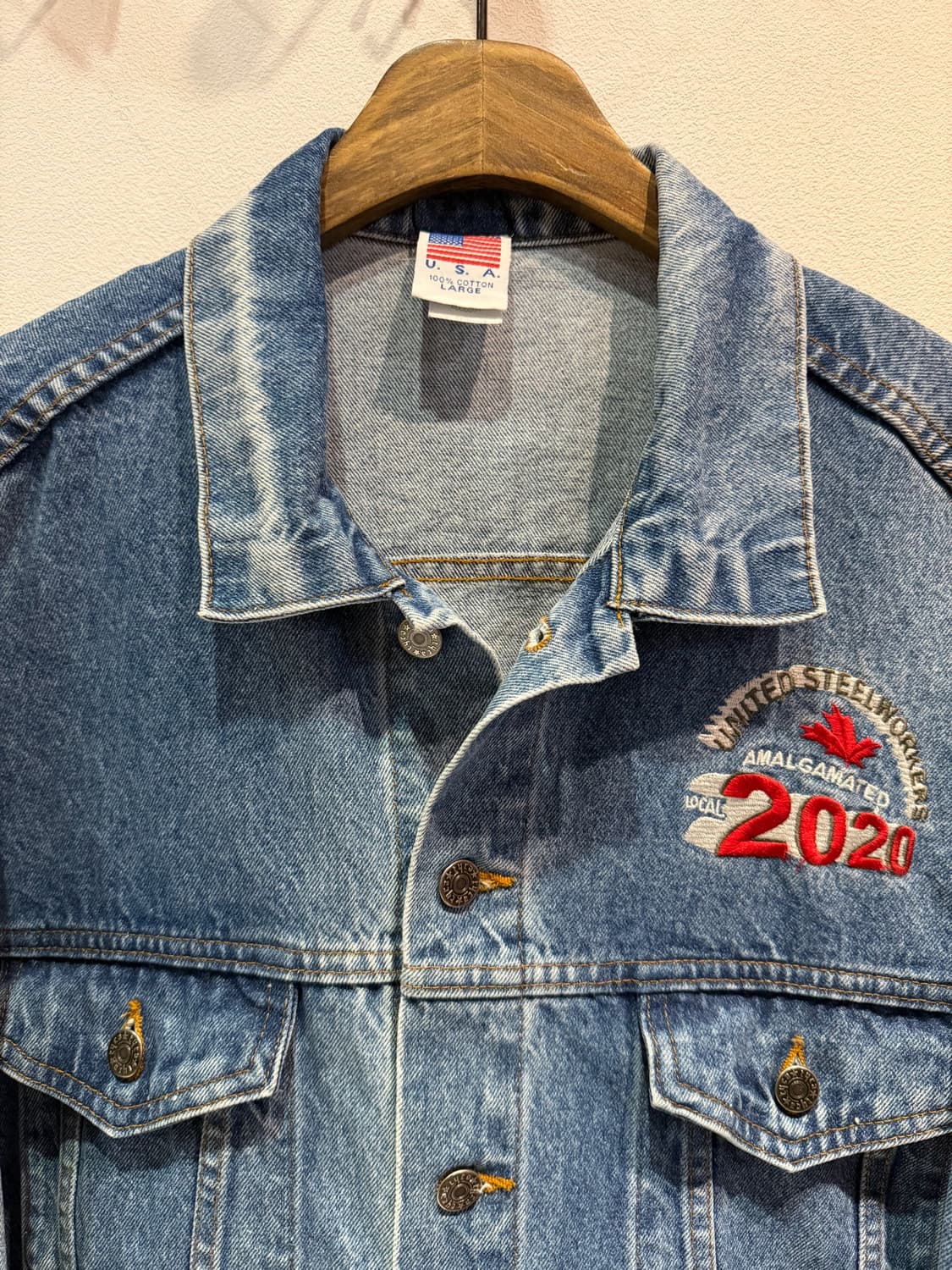 TYCA 미국 철강노조USW 데님 자켓 (Made In U.S.A) 상품이미지4