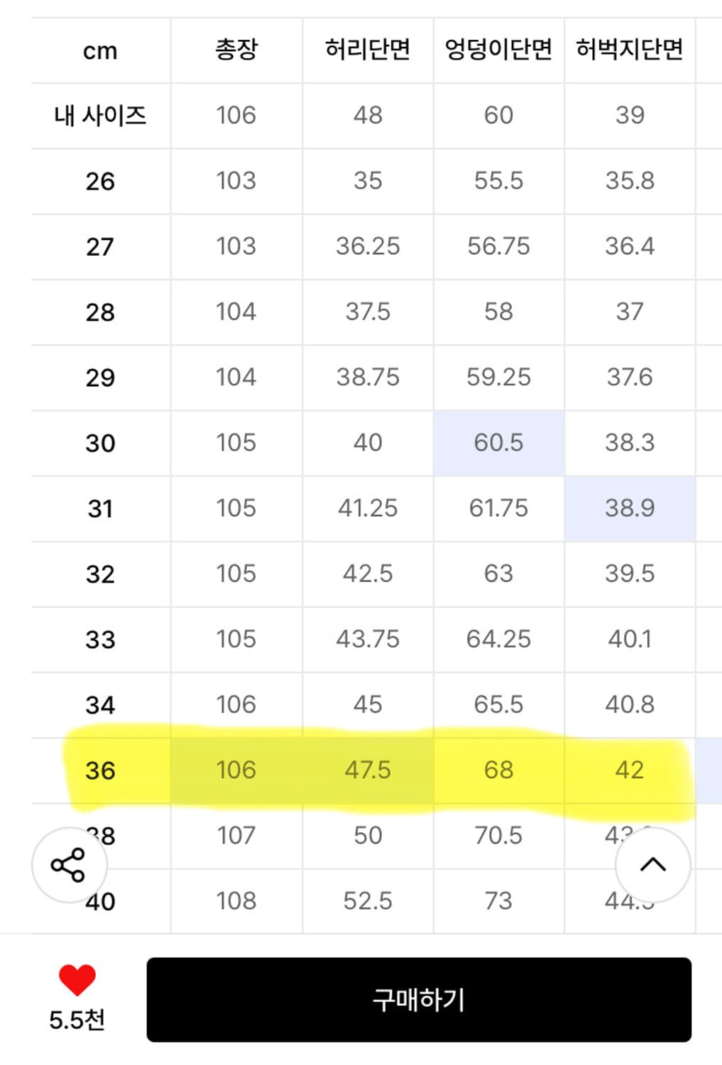 무신사 스탠다드 슈퍼 와이드 슬랙스 36 상품이미지5