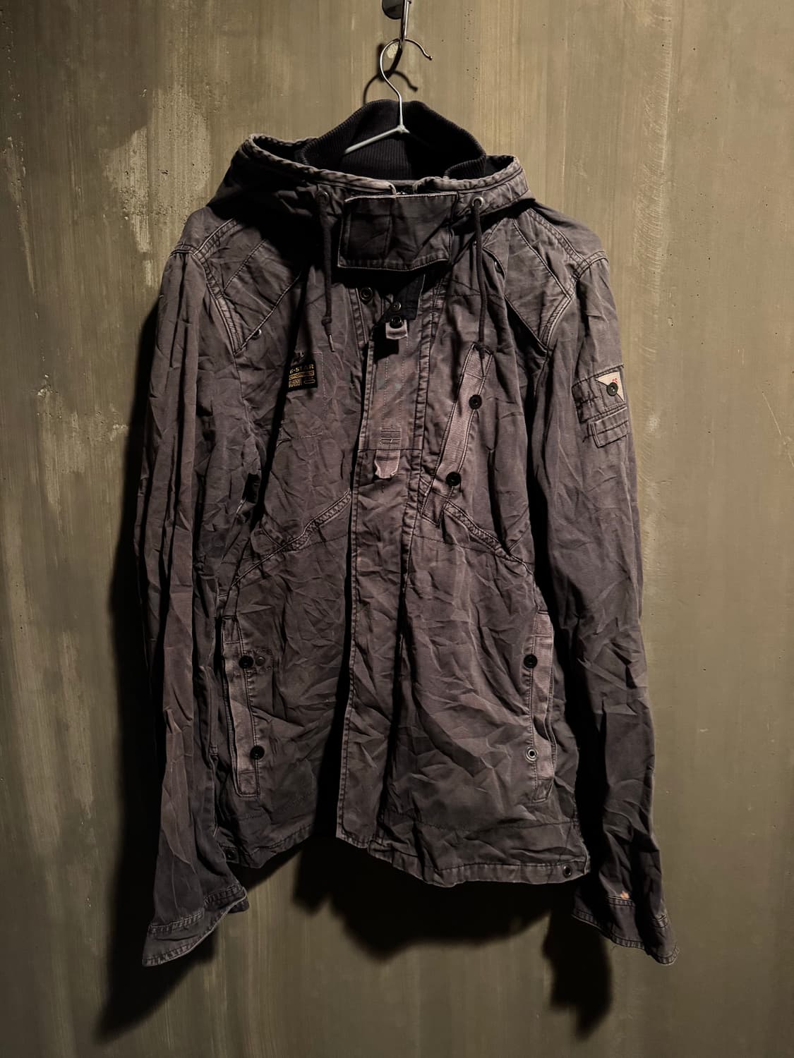 Distressed gray grunge jacket  상품이미지1