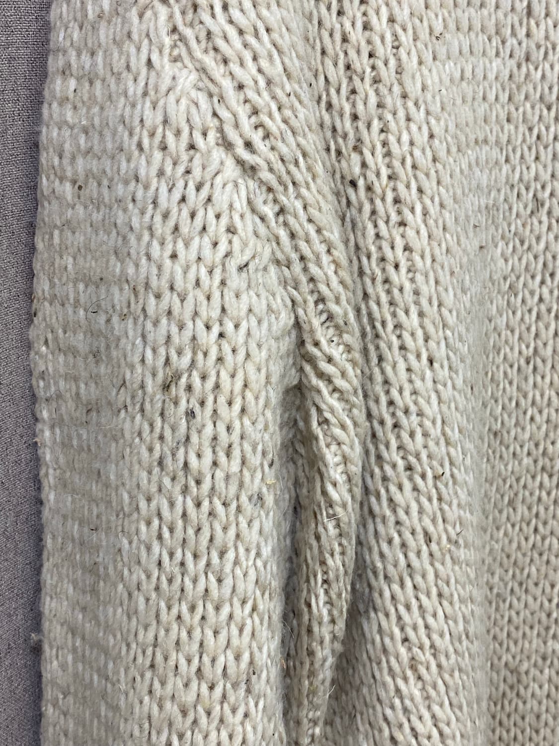 빈티지 헤비 니트 집업  상품이미지7