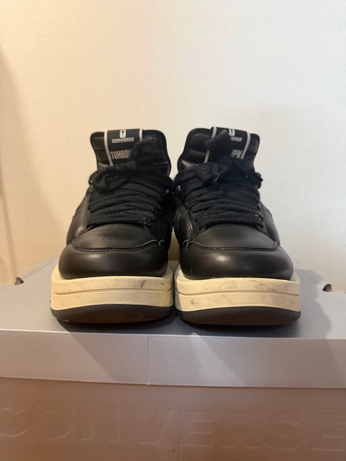 컨버스 x 다크쉐도우 터보웨폰 로우 블랙 상품이미지2