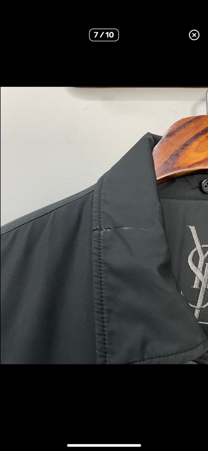 입생로랑 아카이브 폴리쉘 블랙 자켓 A3021 상품이미지7