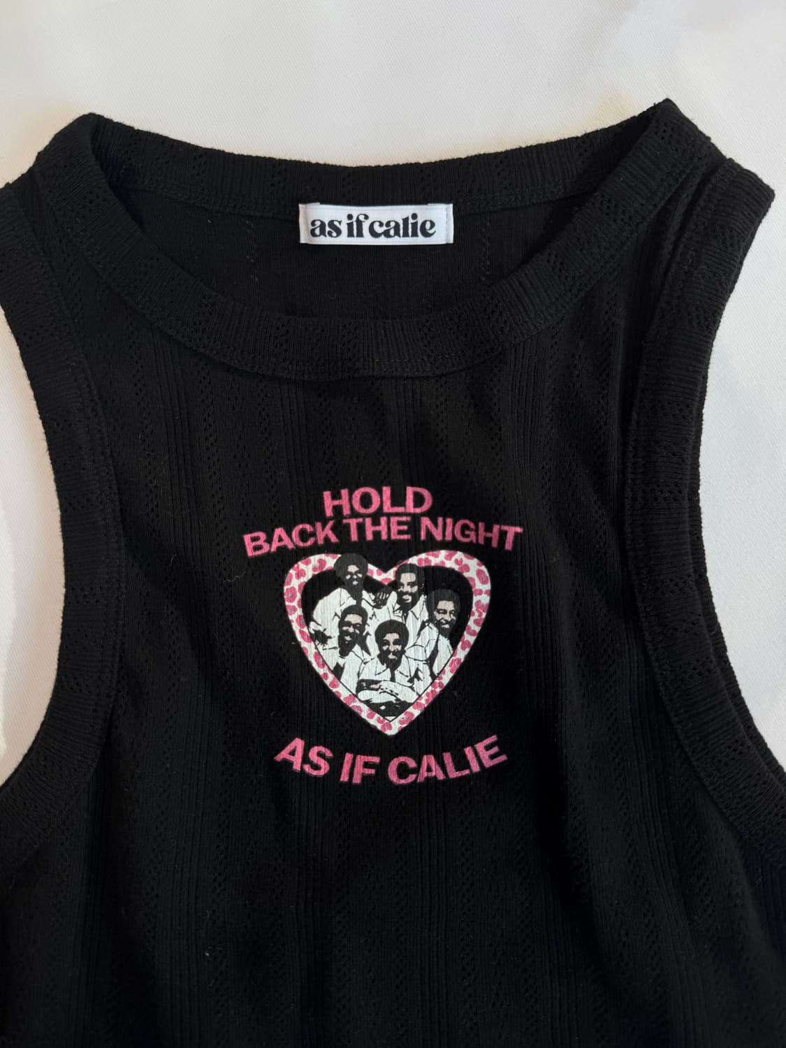 에즈이프캘리) 프린팅 크롭 나시 상품이미지4