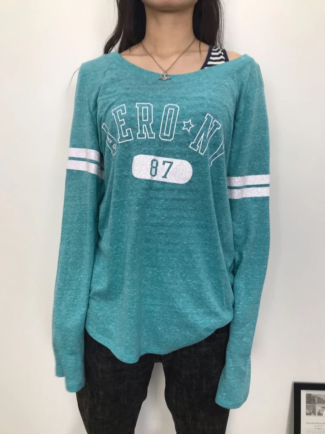 Aeropostale Mint Long Sleeve Tee 상품이미지2