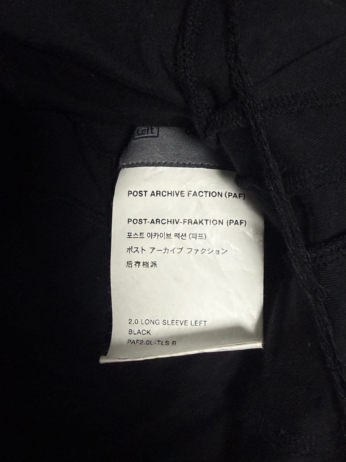 Post Archive Faction 2.0 long sleeve 상품이미지2