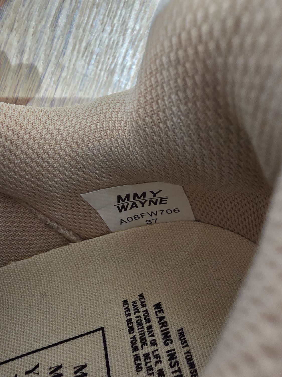 메종 미하라 야스히로 웨인 OG 솔 레더 로우탑 스니커즈 사이즈 37 상품이미지5