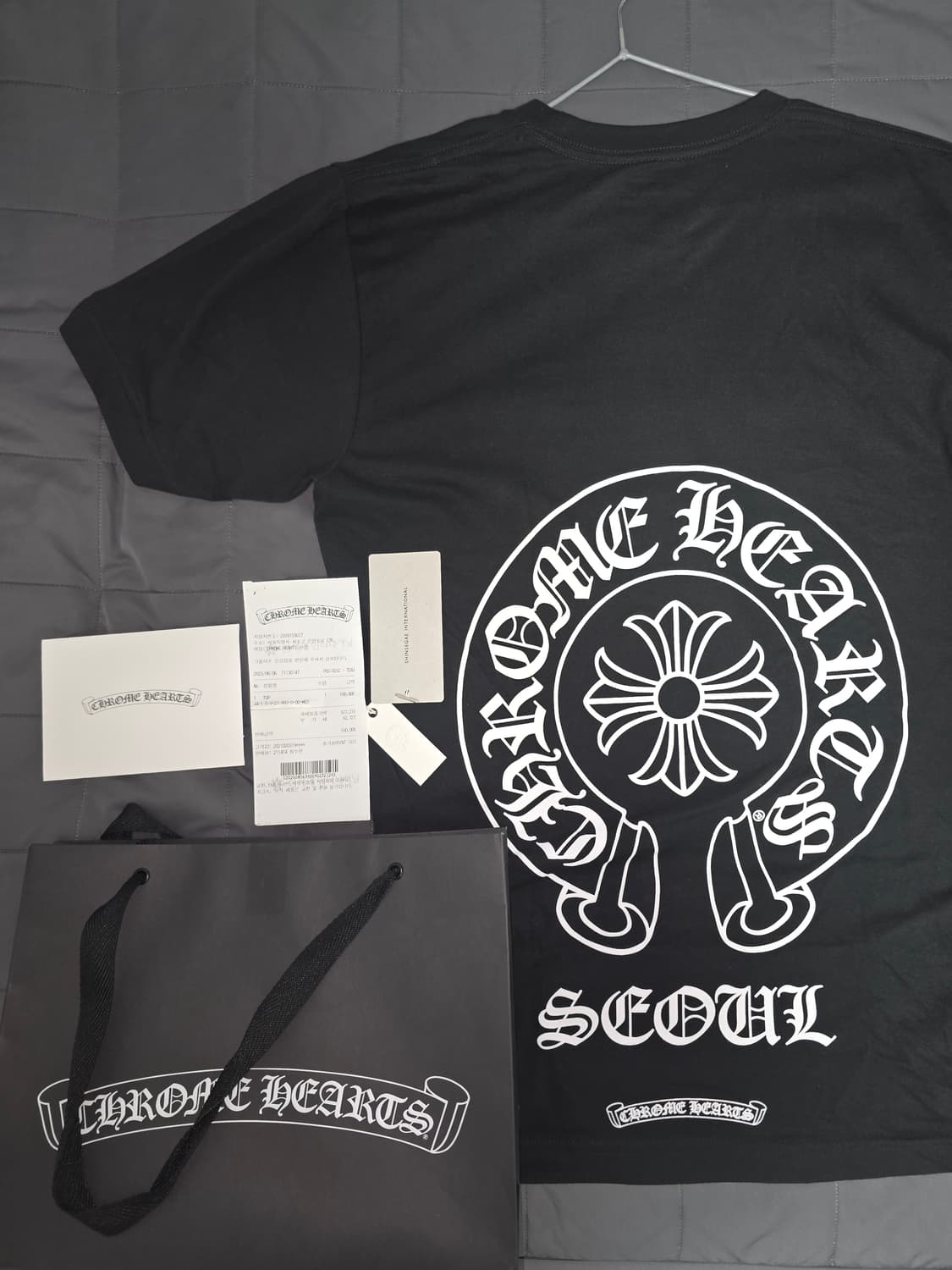 크롬하츠 서울 한정 티셔츠 M (풀구성) 상품이미지1