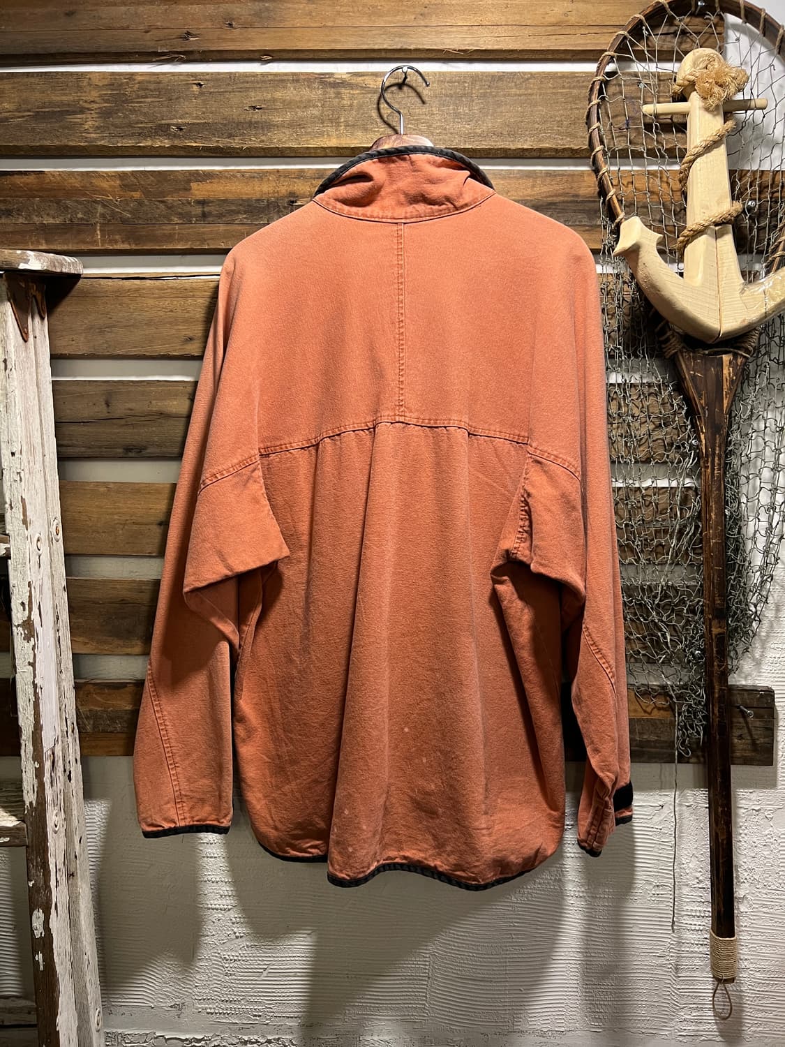 [L]KAVU 카부 Made in USA 브릭레드 캔버스 풀오버 셔츠 상품이미지8