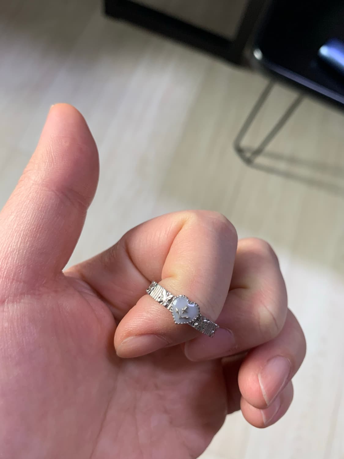 실버925 반지 한 쌍 일괄 상품이미지4