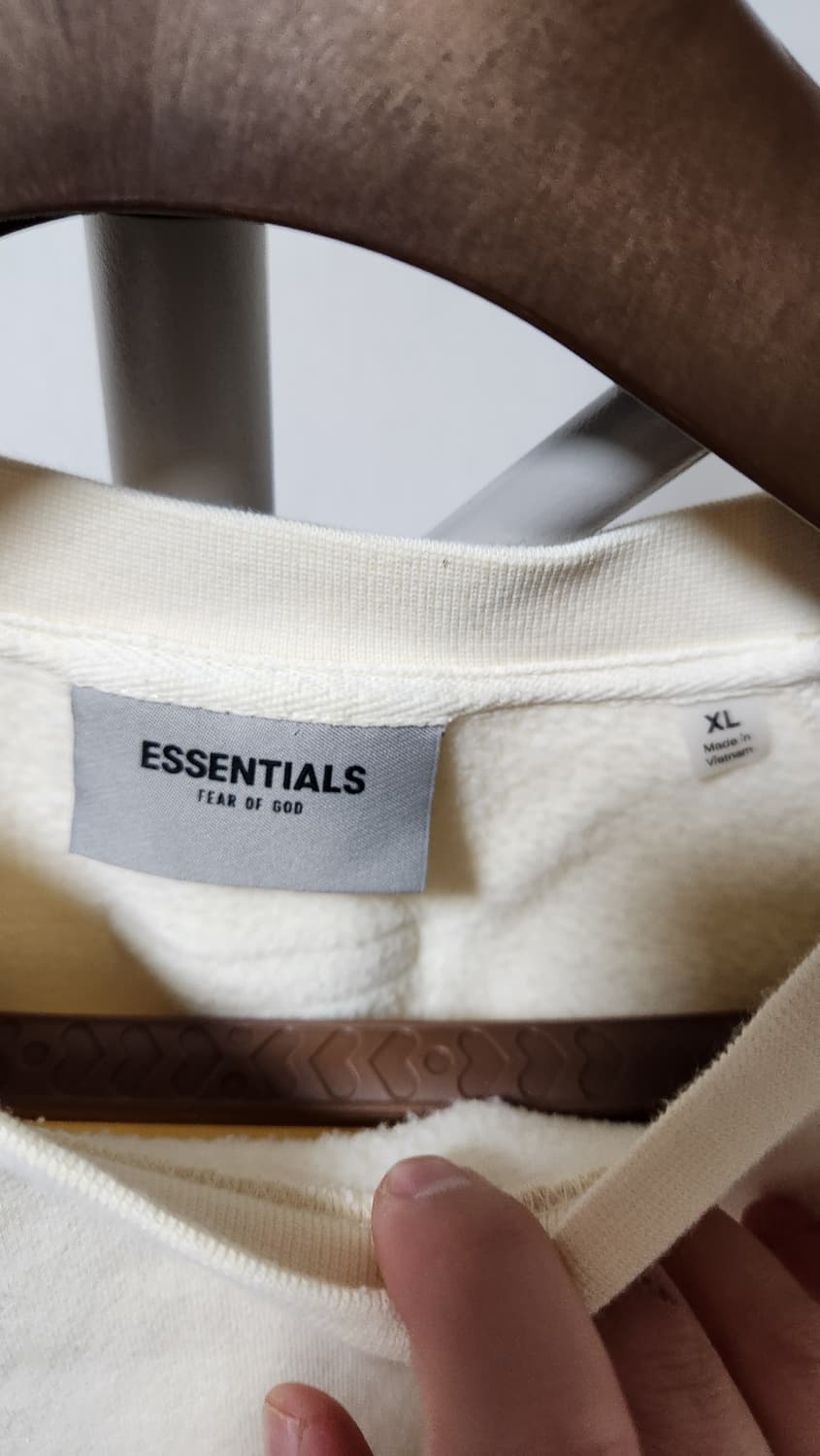 피오갓 에센셜 아이보리 오버핏 스웻셔츠 XL 상품이미지4