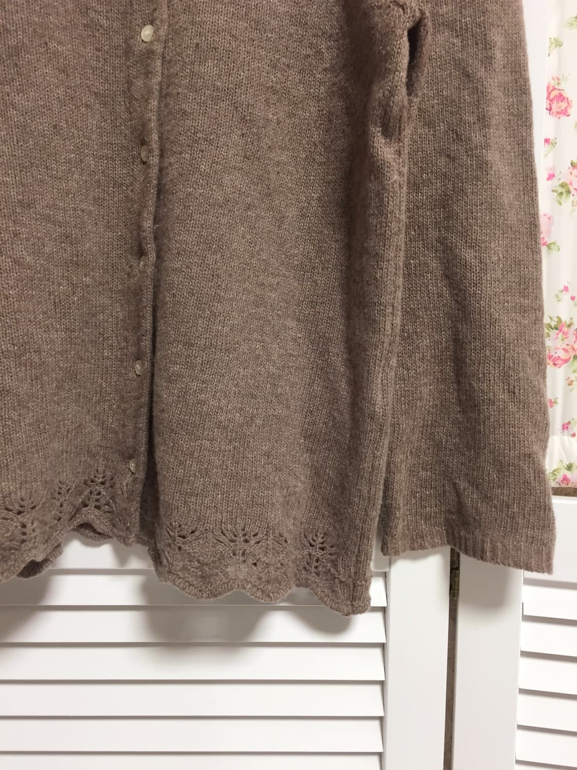 빈티지 사만사모스 초코브라운 가디건 상품이미지2