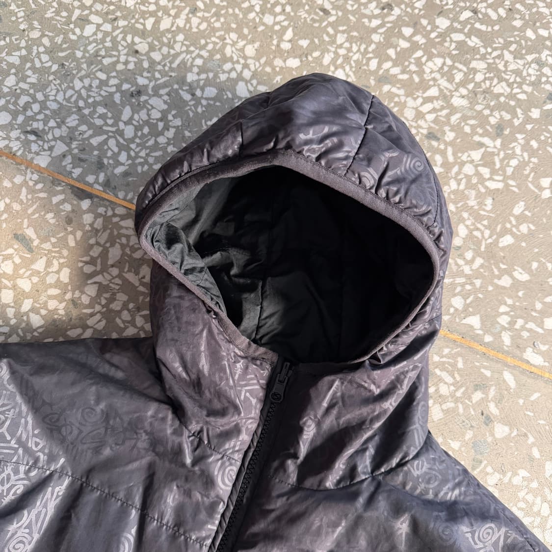 00s 올드 스투시 리버서블 패딩 상품이미지4