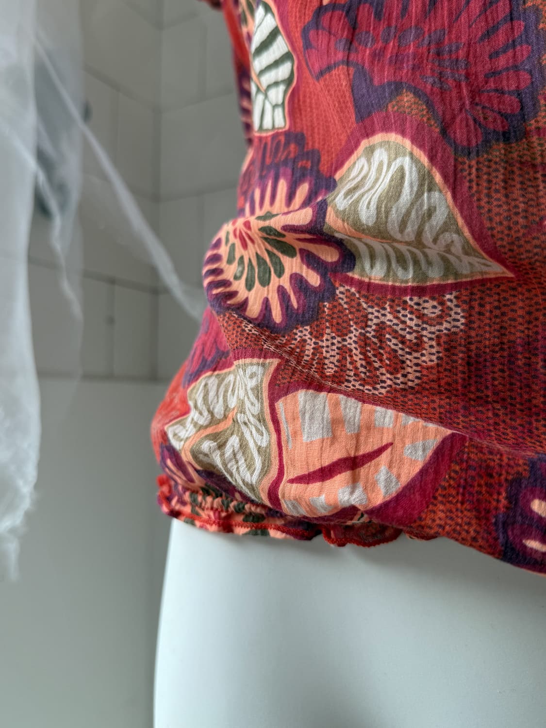 Hawaiian Puff Blouse 0373 상품이미지6