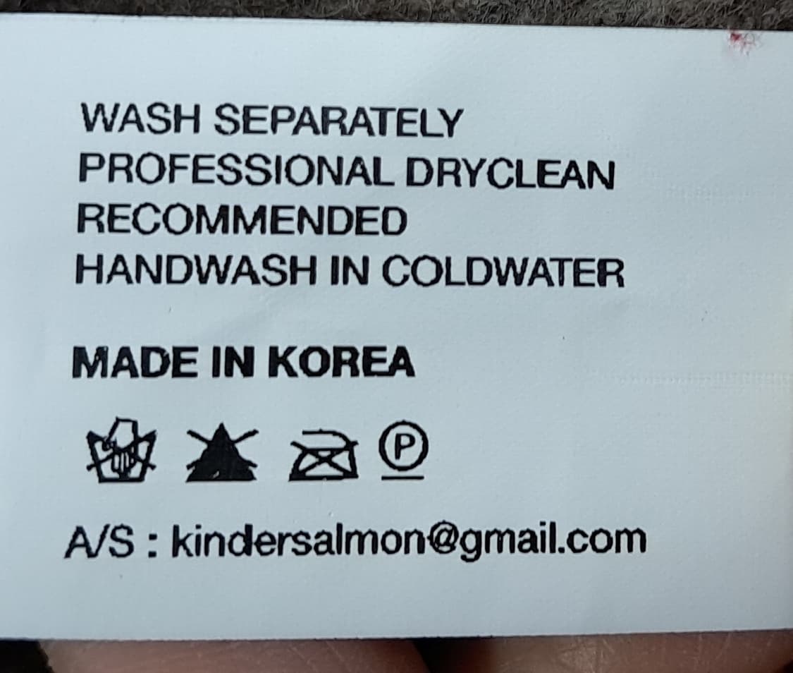 Kindersalmon 헤링본 롱코트 상품이미지6