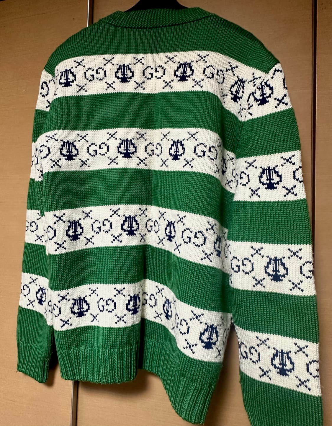 구찌(Gucci) GG 자카드 스트라이프 니트 가디건 상품이미지2