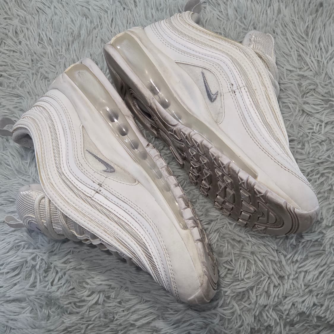 2w-27:나이키 에어맥스 97 트리플 화이트230 상품이미지7
