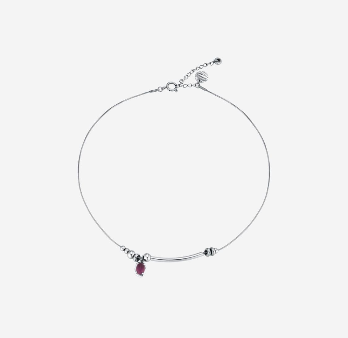 센티멍 넘버 334 스네이크 볼 네클리스 실버 상품이미지1