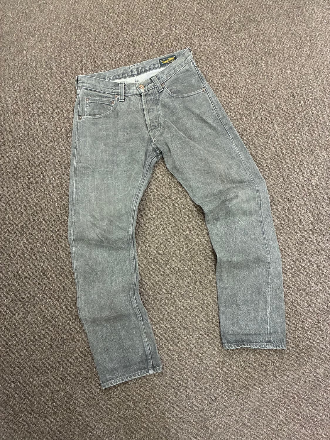 30)트로피클로딩 빈티지 여성 흑청 데님팬츠 상품이미지3