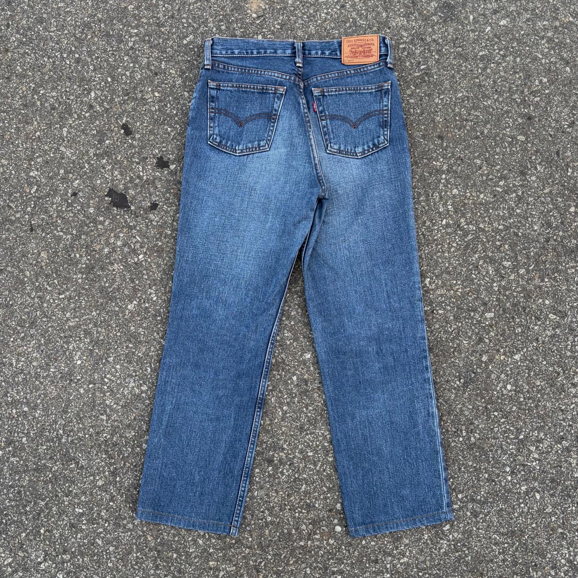 리바이스 505 레귤러 중청 데님 (29) 상품이미지4