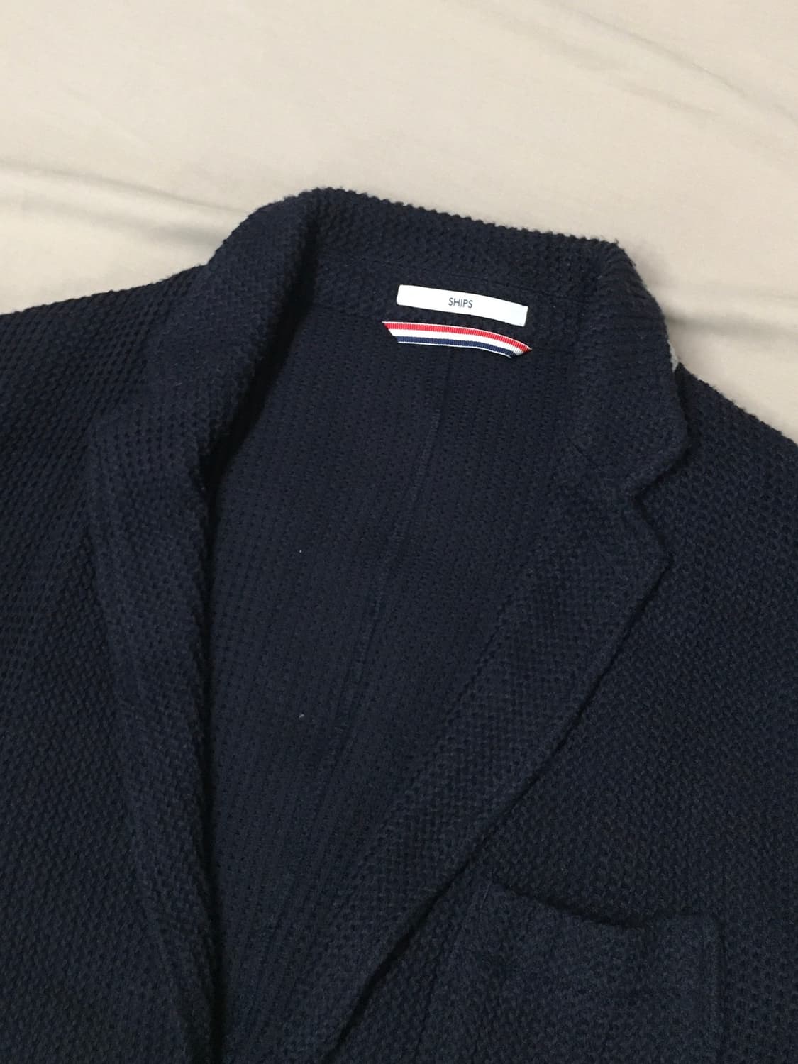 급처! 쉽스 엘보 패치 니트 블레이져 상품이미지4