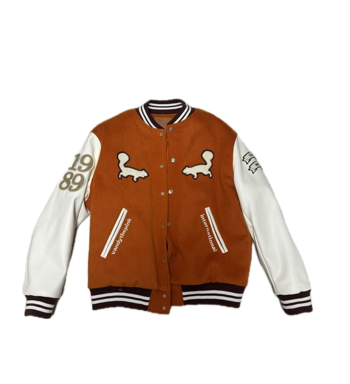 반디더 핑크 본사이 바시티 자켓 L사이즈 상품이미지1