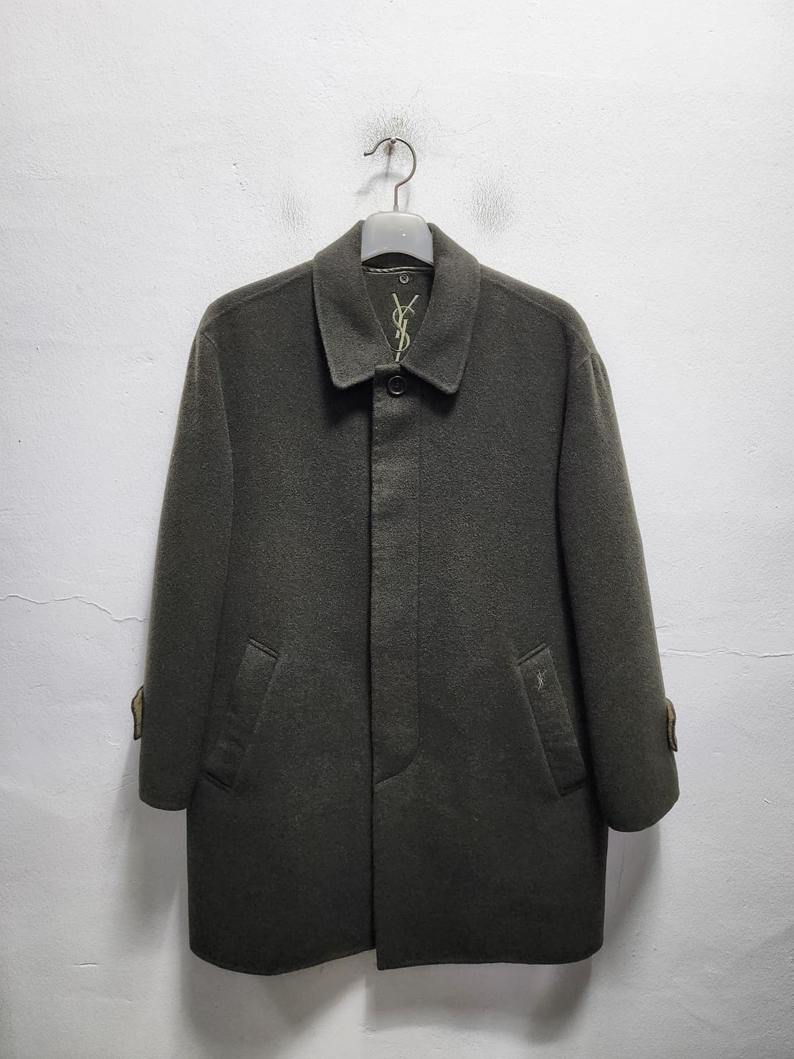 (내피포함) 입생로랑 YSL 울100 코트  상품이미지1