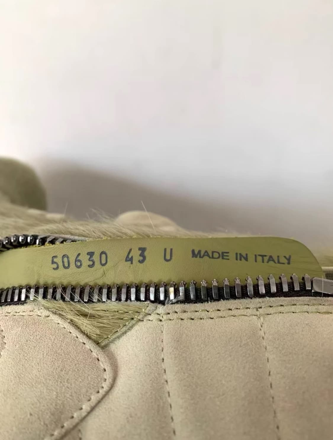 릭오웬스 지오바스켓 43 그린 송치 한정판 상품이미지5