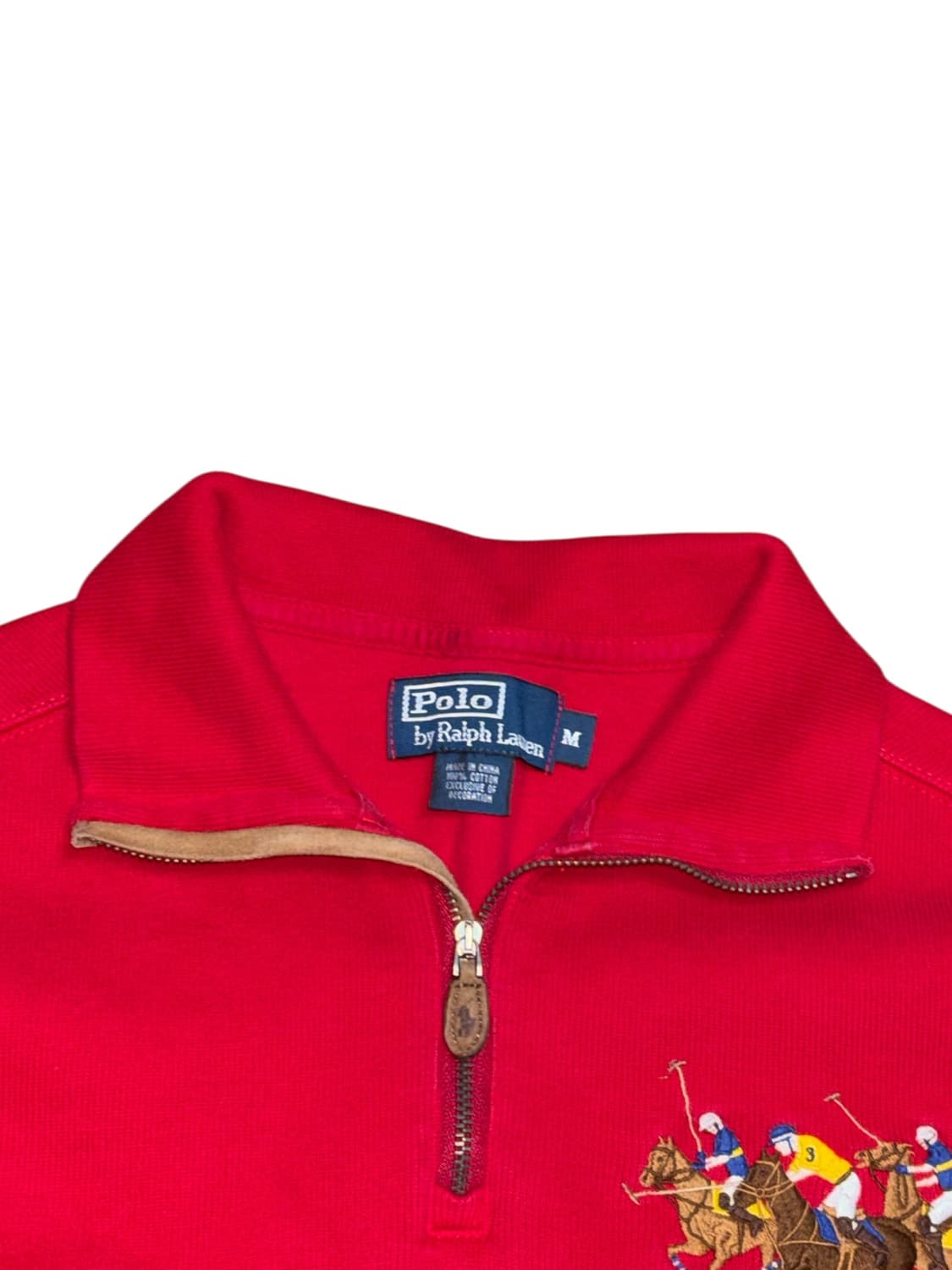 폴로 랄프로렌 멀티포니 자수로고 반집업 니트 상품이미지5