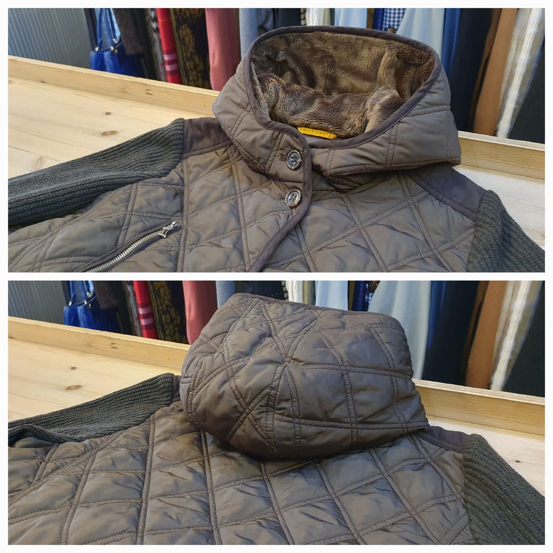 66.루이까스텔 퀼팅 후드점퍼  상품이미지4