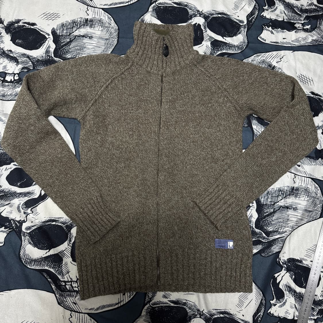 디젤  울 니트집업 100 L사이즈  상품이미지1