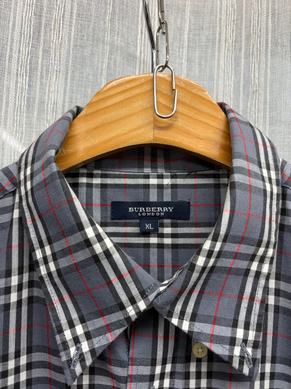BURBERRY 버버리 아카이브 노바체크 반팔 셔츠 상품이미지6