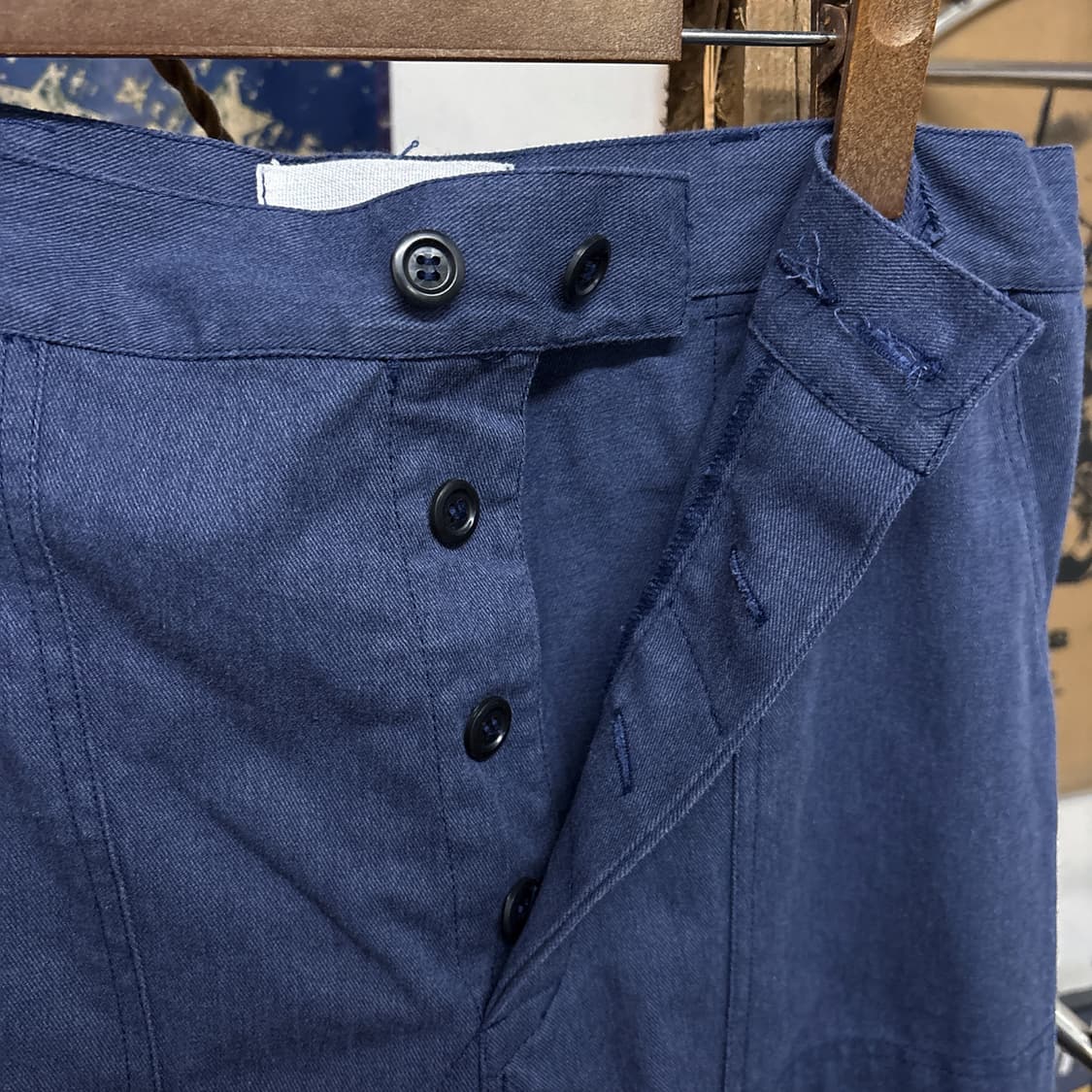 90s 오리지널 빈티지 프렌치 워크 팬츠 신치백 카고 N694 상품이미지6