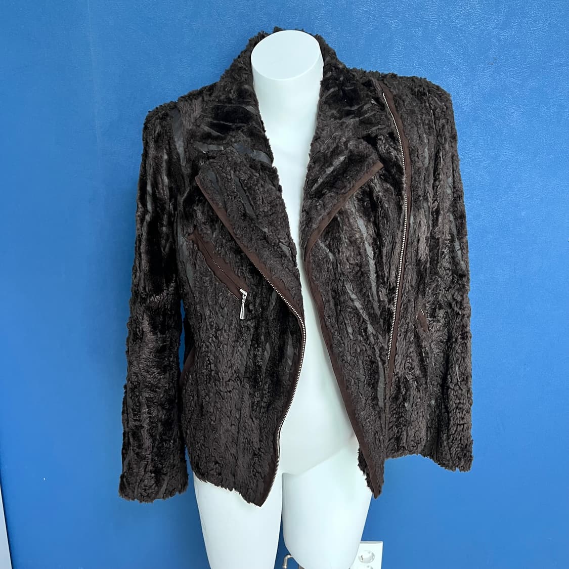 빈티지 브라운 퍼자켓 상품이미지3