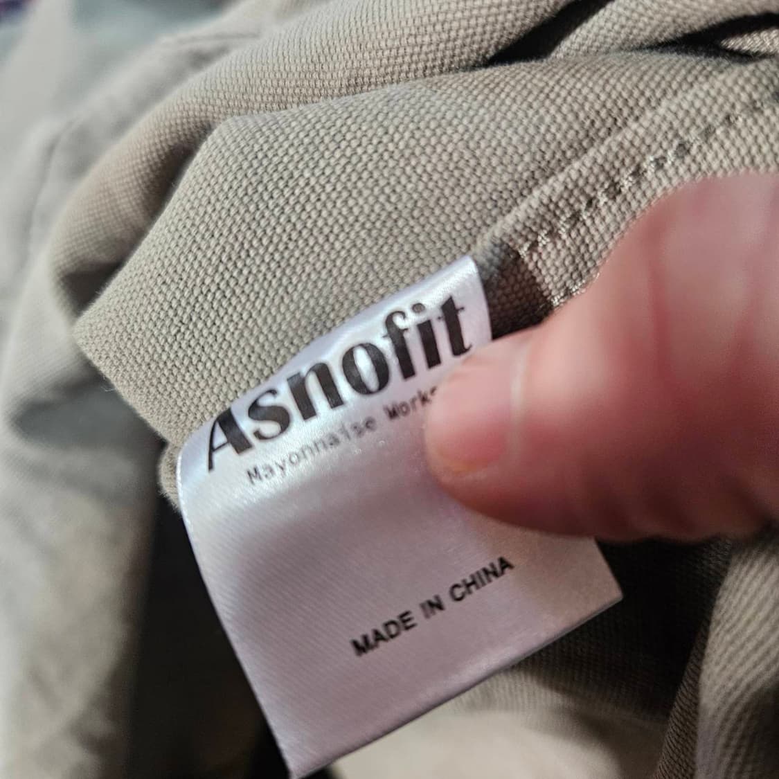 (새상품)Asnofit 워시드 옥스포드 셔츠 Free 상품이미지4