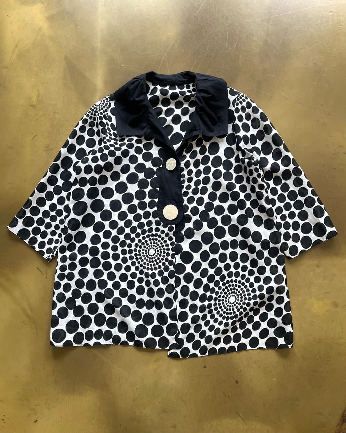 Old Pierre Cardin Psychedelic Dot Top 상품이미지4