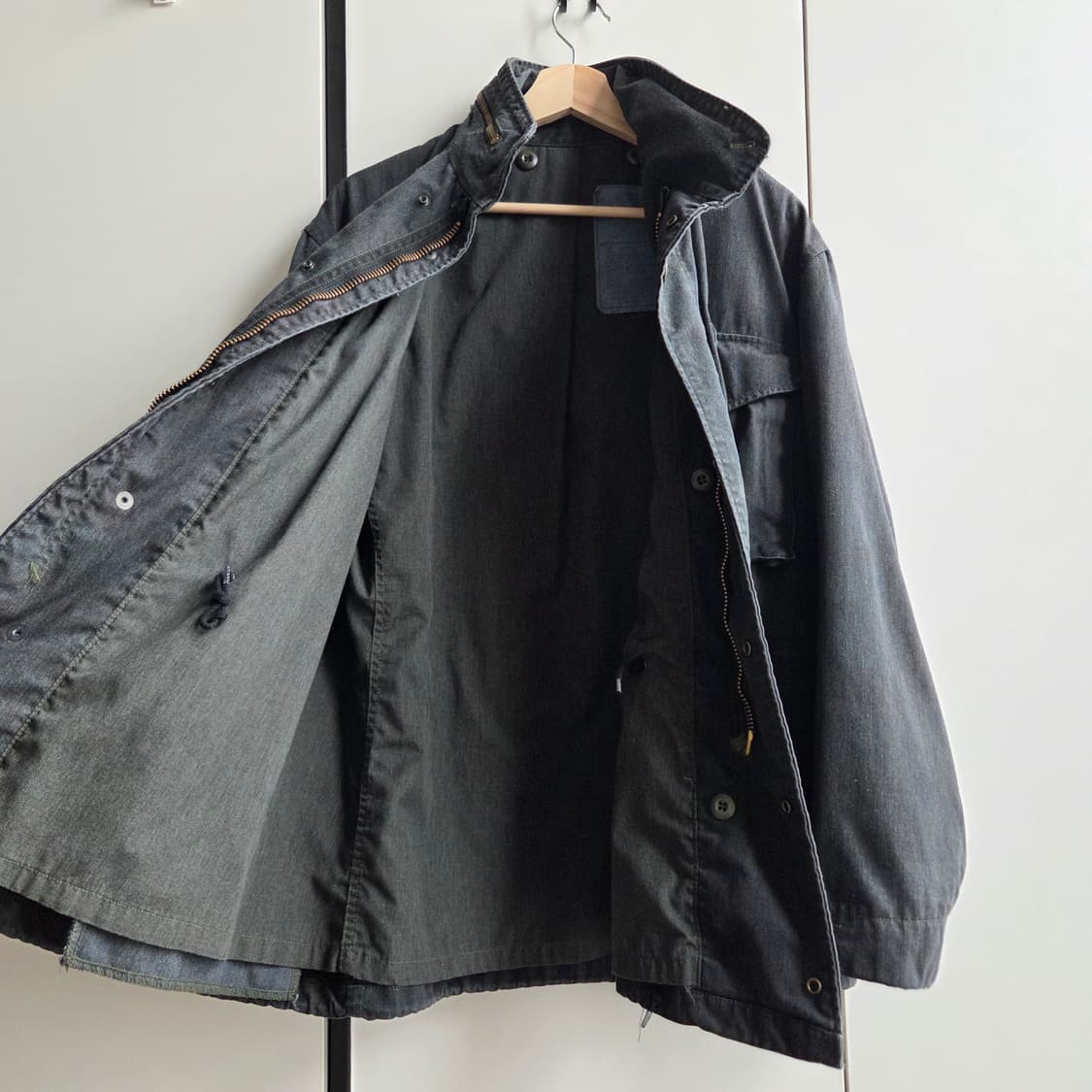 M65 필드자켓 블랙 염색개체 M-R 상품이미지2