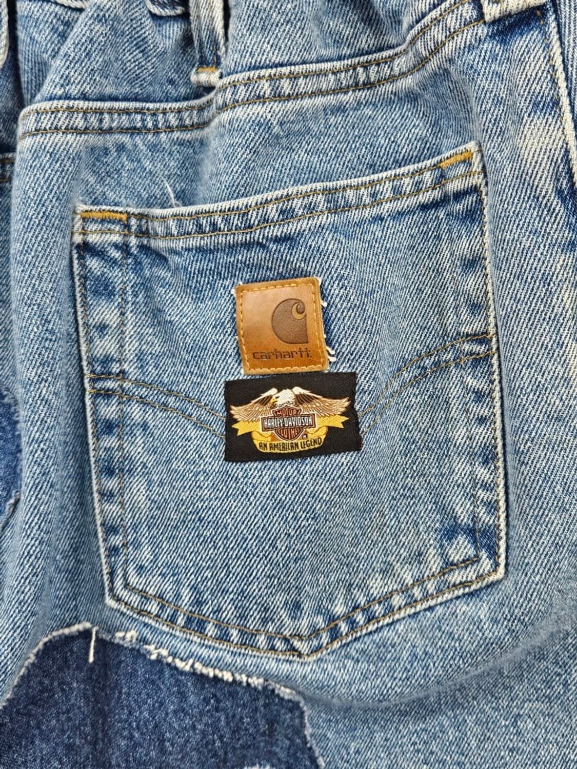 칼하트X할리데이비슨 커스텀 데님 쇼츠 반바지 ( 42" ) / 11645 상품이미지8
