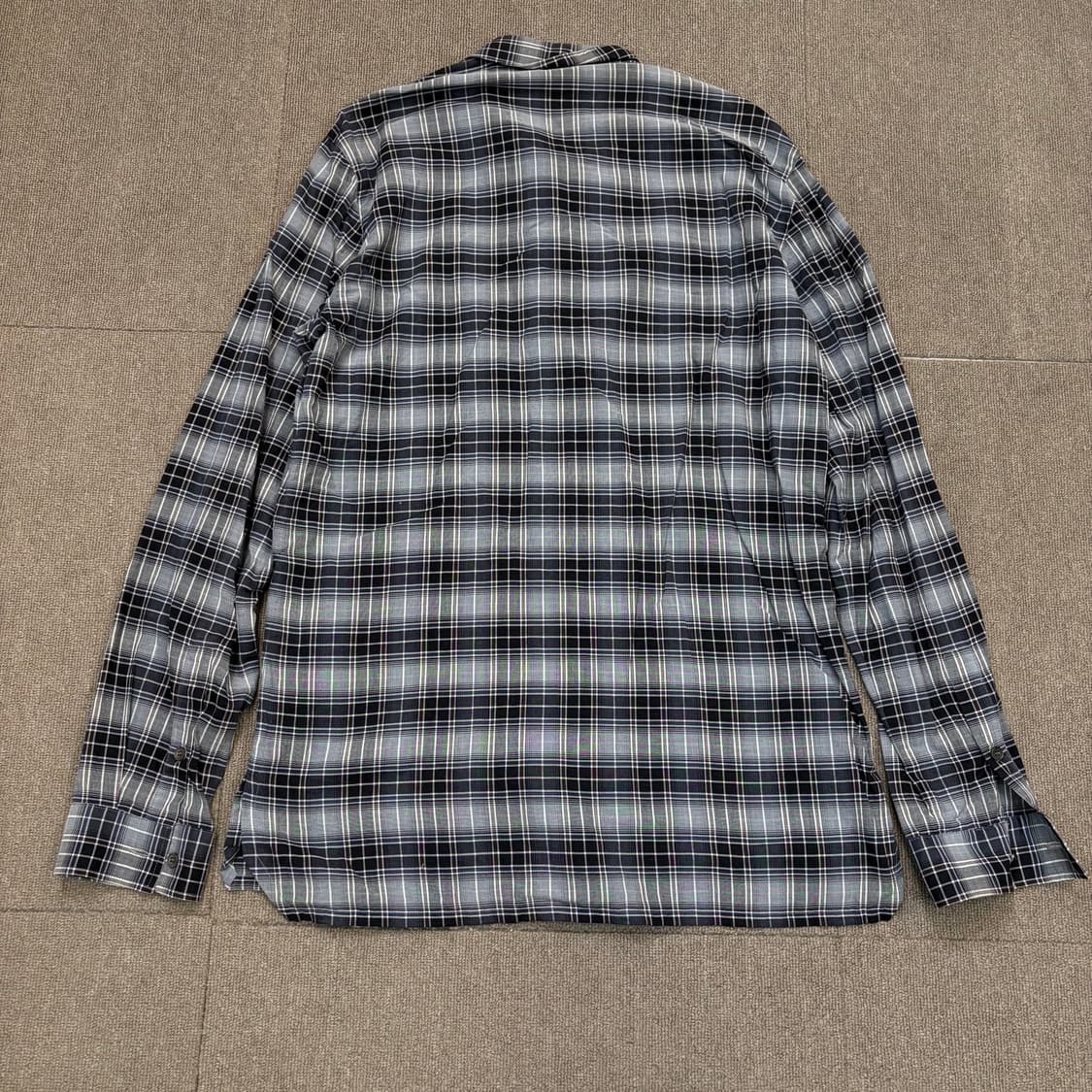 Kris Van Assche 크리스 반 아쉐 여름 긴팔 체크셔츠 50 상품이미지4