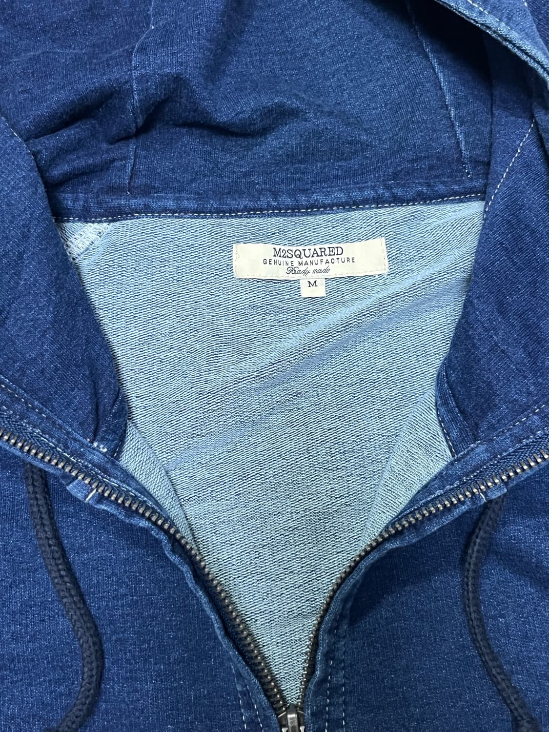 M2squared 엠투스퀘어드 데님 후드집업 상품이미지10