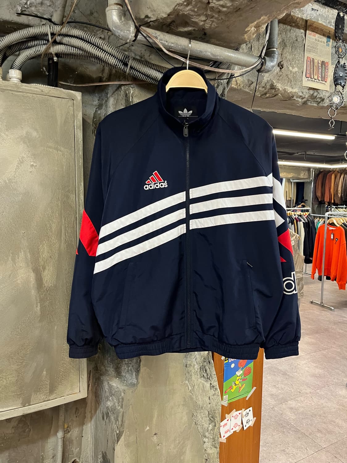 아디다스 올드스쿨 바람막이 네이비 95 #csz2399 상품이미지1