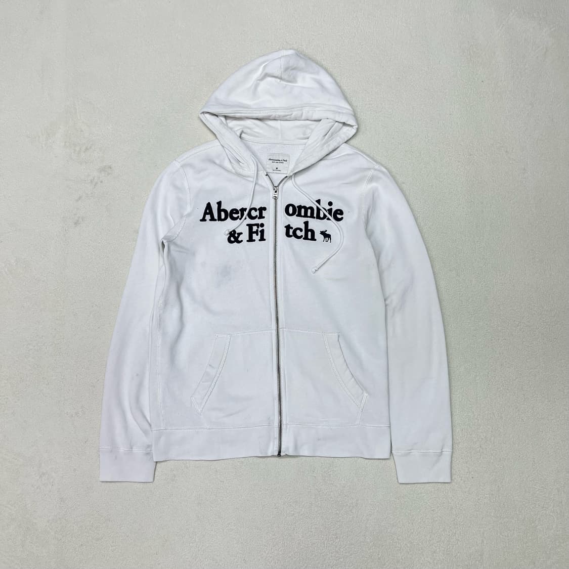 Abercrombie white hood zip-up  상품이미지4