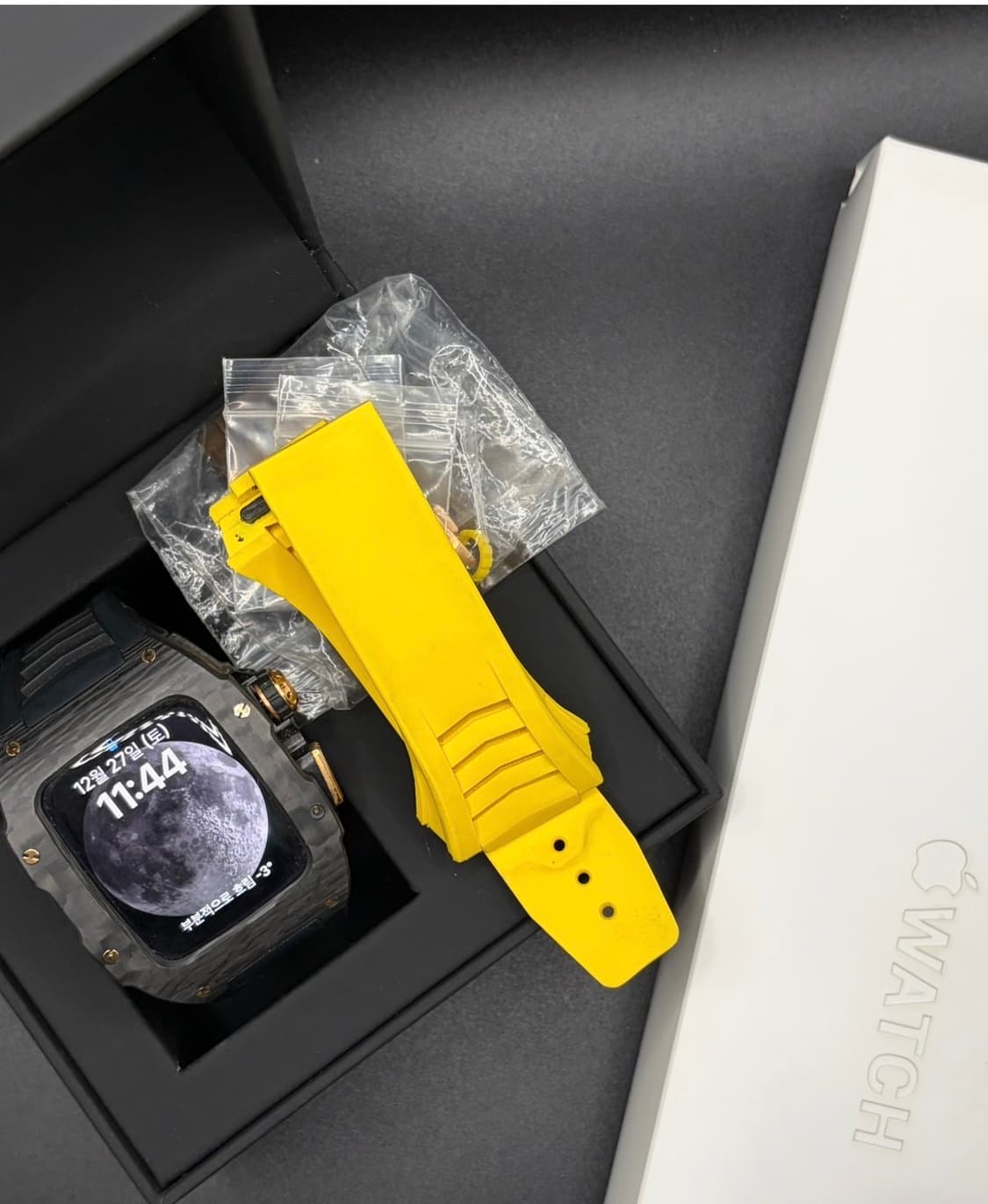 애플워치 8 gps 45mm 셀룰러 미드나잇 알루미늄 새상품급 애차드밀케 상품이미지1