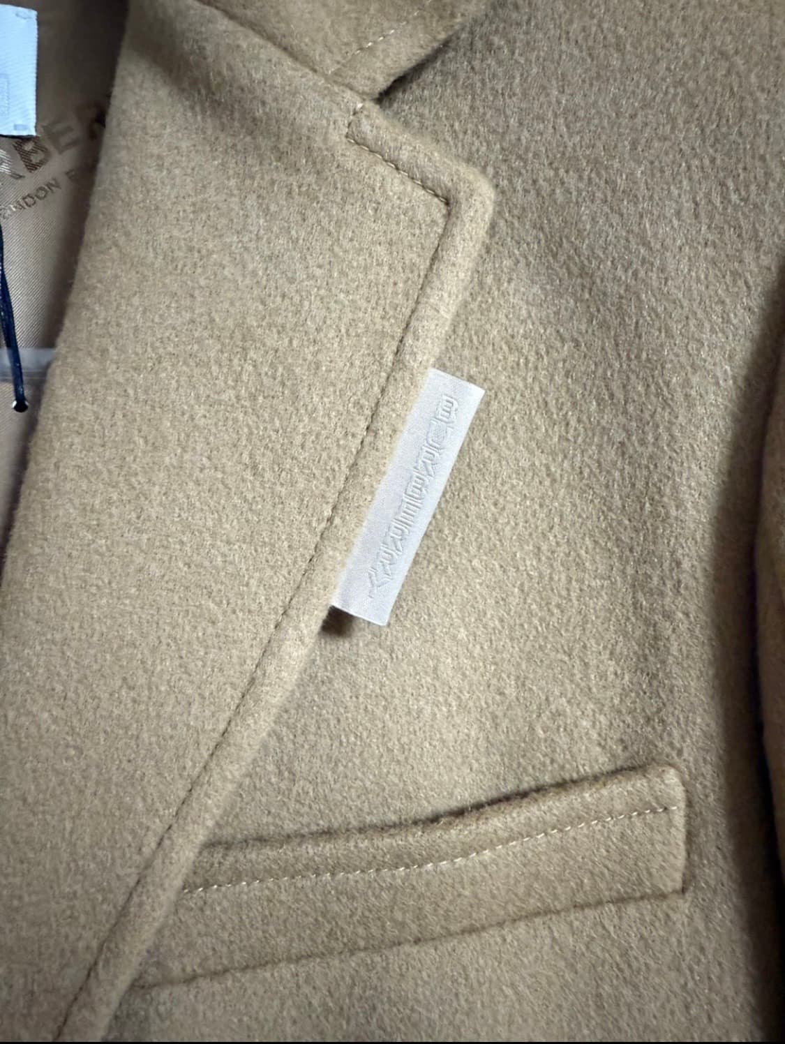 버버리 캐시미어 코트 새상품 상품이미지6