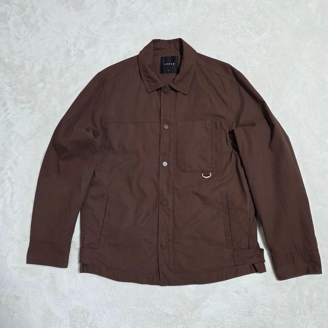 (M)앤듀 셔츠형 자켓 브라운 상품이미지1