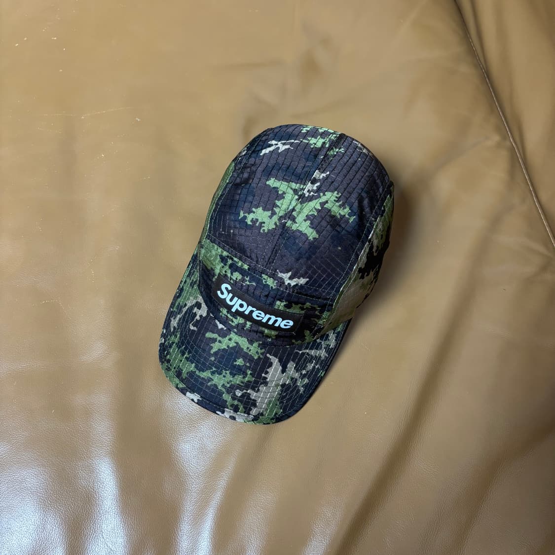 슈프림 캠프캡 모자 박스로고 립스탑 카모 상품이미지5