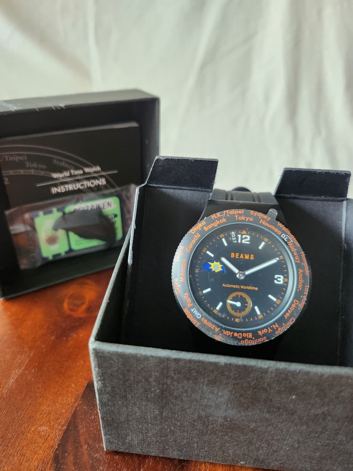 Beams X ATOP worldtimer watch 상품이미지1