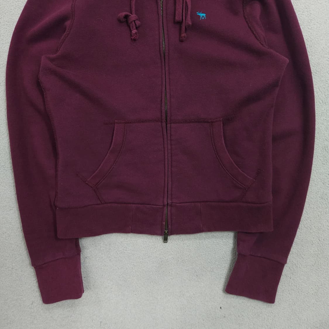 아베크롬비 2way 지퍼 후드 집업 M 상품이미지4