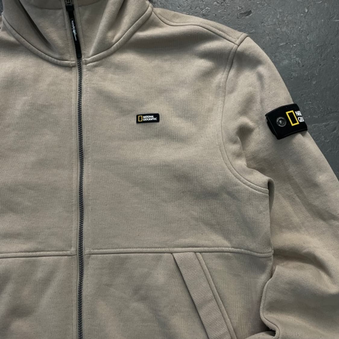 100 내셔널지오그래픽 와펜 후드집업  상품이미지2